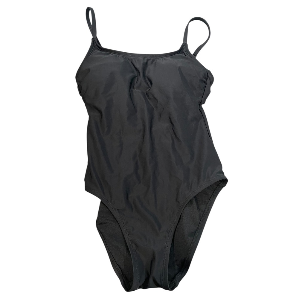 Hurley Womens Black One Piece Swimsuit Strappy Back UPF 50+ Size XS NWT